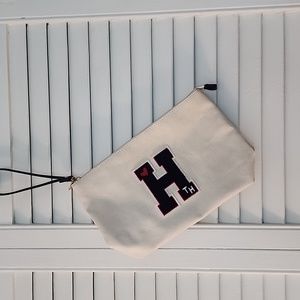 Tommy Hilfiger canvas wristlet